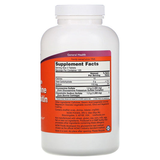 NOW Extra strength Glucosamine - - Now Foods