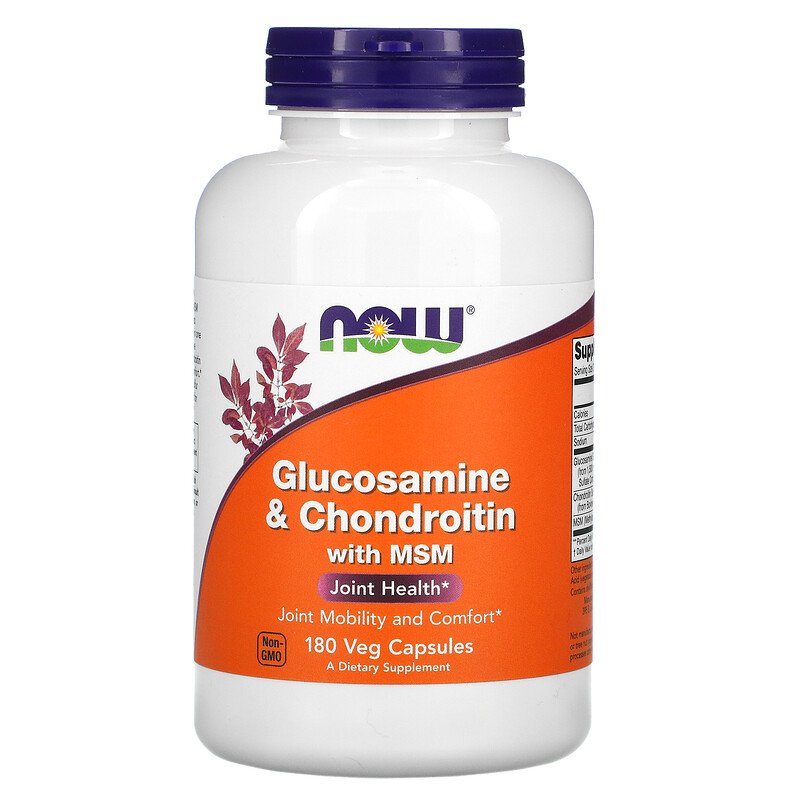 NOW Glucosamine and Chondroitin with MSM - - Now Foods