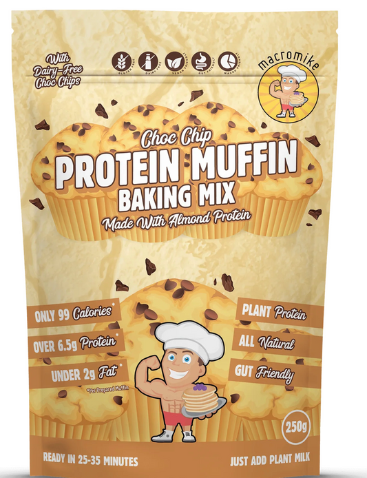 Choc Chip Protein Muffin Baking Mix Macro Mike - Choc Chip Protein Muffin Baking Mix - Macro Mike