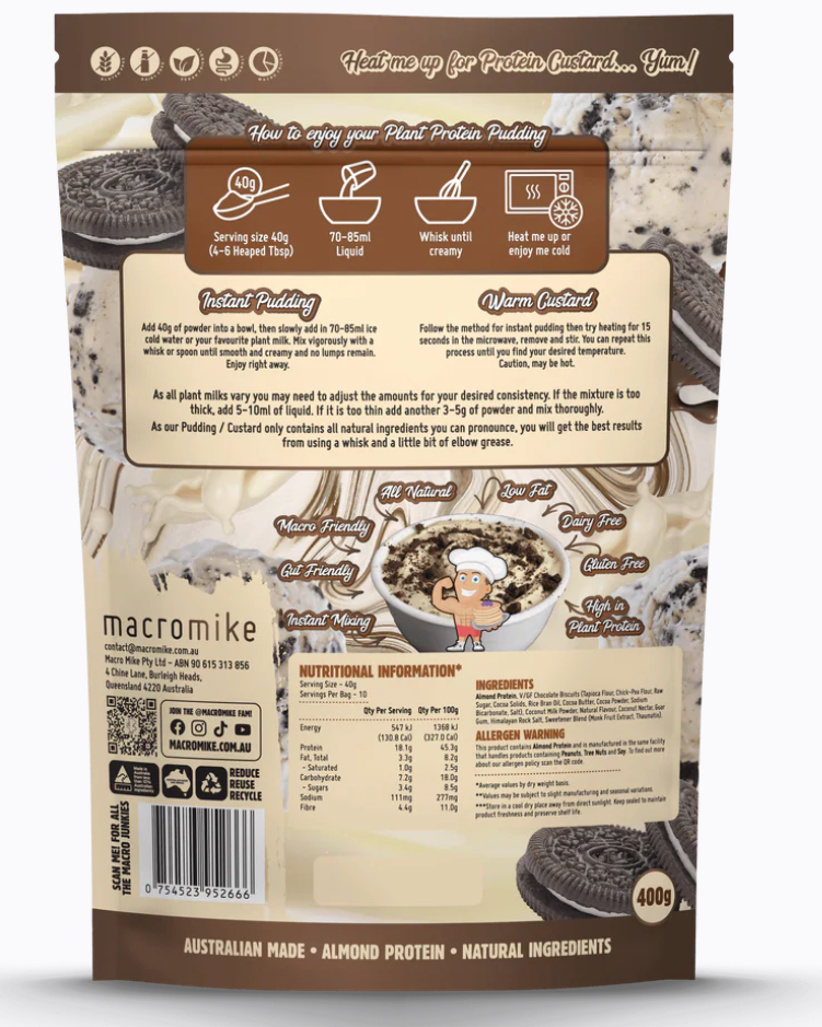 Plant Protein Pudding - - Macro Mike